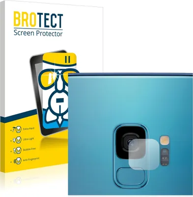Produktbild von BROTECT Schutzglas für Samsung Galaxy S9 (NUR Kameraschutz) Schutzfolie Panzer Folie Glas Display Schutz klar