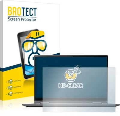Produktbild von Für Lenovo Yoga C740 14" Schutzfolie BROTECT Displayschutz Display Schutz Folie Klar Transparent