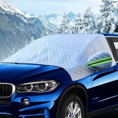 Produktbild von Einbaubarer Scheinwerfer-Schutz, universell, schützt vor Eis, Schnee, Wind, (245x148cm)