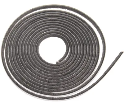 Image de Joint de porte brosse - Autocollant - 6 x 6 mm - 5 m