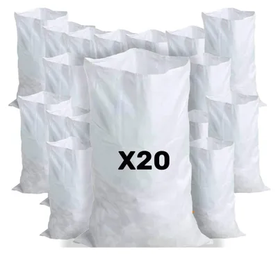 Image de CREATIVES COULEURS - 20 sacs, 55 x 95 cm, 55 kg, robustes et réutilisables