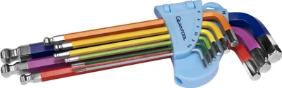 Zdjęcie produktu dla QUANTOOL 9-częściowy zestaw kluczy trzpieniowych