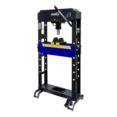 Produktbild von Wertstattpresse 50t Hydraulikpresse manuell + pneumatisch 8 Drückstücke Industriepresse