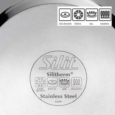 Zdjęcie produktu dla Patelnia ze stali nierdzewnej 32 cm, nadająca się do piekarnika