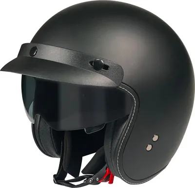 Produktbild von Rocc Classic Pro Jethelm Matt-Schwarz XL
