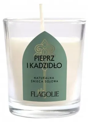 Image de Flagolie Bougie Parfumée Poivre et Encens 70g Soja