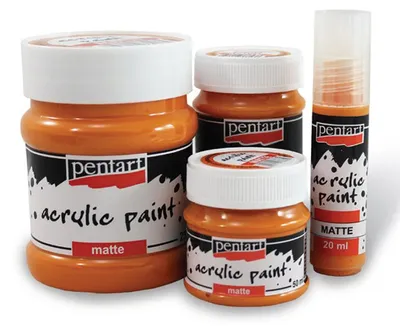 Produktbild von Pentart Acrylfarbe matt 230 ml - 35105 Titanweiß