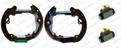 Produktbild von FERODO Bremsensatz Trommelbremse Hinten für FORD Focus II Schrägheck (DA, HCP, DP) FMK339