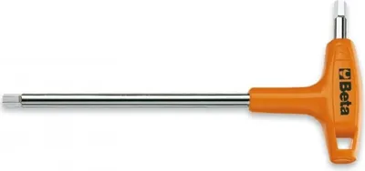 Productafbeelding van Zeskanthulpen met "T"-greep, verchroomd, artikelnummer 96/T - 6 mm