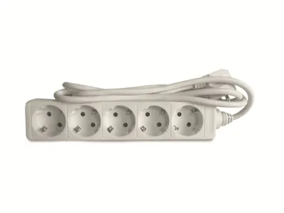 Zdjęcie produktu dla DAYHOME listwa zasilająca SLK-5/W, 5-drożna, biała