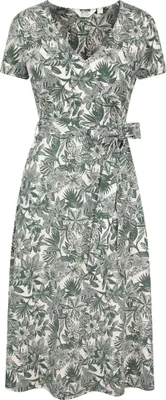 Image de Mountain Warehouse - Robe midi portefeuille "Santorini" pour femme MW4124 (40 FR) (Vert kaki)