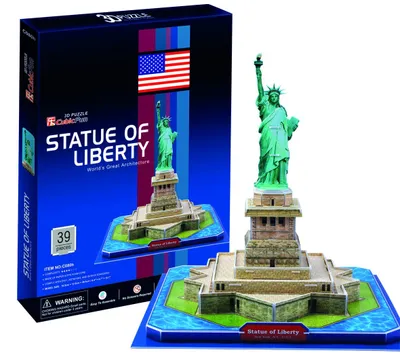 Produktbild von DANTE Cubic Fun 3D-Puzzle Freiheitsstatue 00800