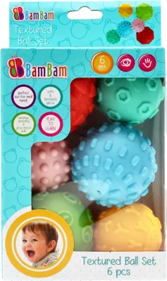 Zdjęcie produktu dla BamBam Kule Sensoryczne 6szt - Rozwój Dziecka, Nauka przez Zabawę