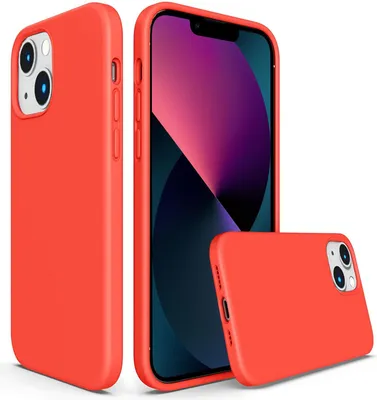 Obrázok produktu pre Puzdro na mobilný telefón Apple iPhone 13 ochranný kryt silikónové gélové puzdro na mobilný telefón, červené