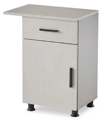 Image de Meuble de bureau mobile, design moderne, avec tiroirs, roulettes et compartiment de rangement pour documents