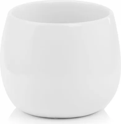 Zdjęcie produktu dla Doniczka ceramiczna 13,5 cm biała