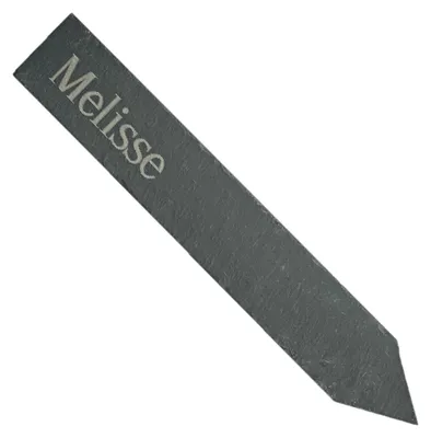 Produktbild von Pflanzenschild "Melisse" Kräuterstecker Schiefer 19 cm graviert