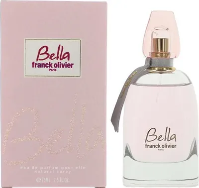 A perfume bottle and its box are displayed side-by-side against a white background.