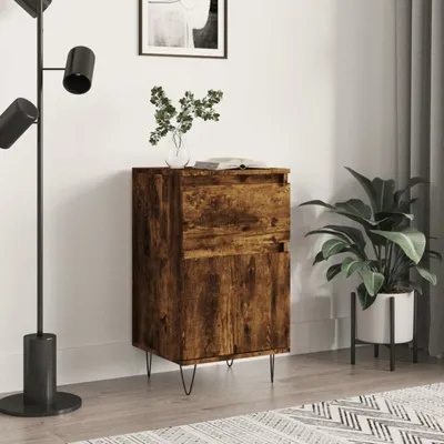 Produktbild von vidaXL Sideboard Räuchereiche 40x35x70 cm Holzwerkstoff