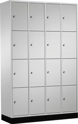 Produktbild von C+P Schließf.schrank 8470401S10010 16Fächer 1950x1220x500mm lgr/lgr