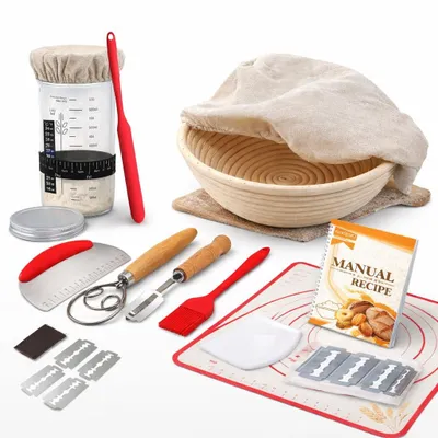 Greenlans Set 5 Stampini Per Biscotti In Plastica – Forme Cuore, Stella, Fiore, Rotondo, Quadrato (4-10 Cm)