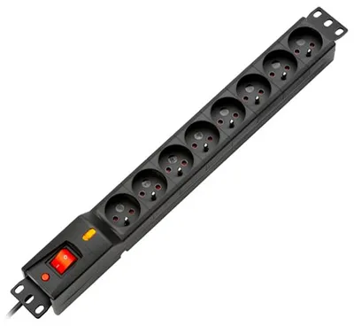Obrázok produktu pre LESTAR 1966004451, 230 AC zásuvky/AC zásuviek, 50 Hz, Čierna, 3 m, 590 g, 52 mm