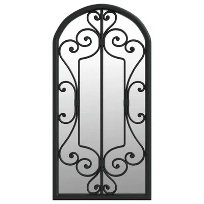 Immagine prodotto di vidaXL Specchio nero 70x30 cm in ferro per uso interno
