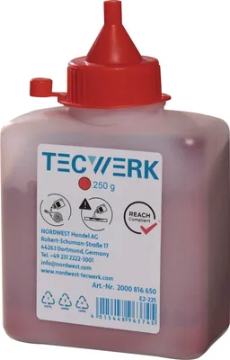 Immagine prodotto di Gesso da montare 250 g bottiglia di plastica rossa
