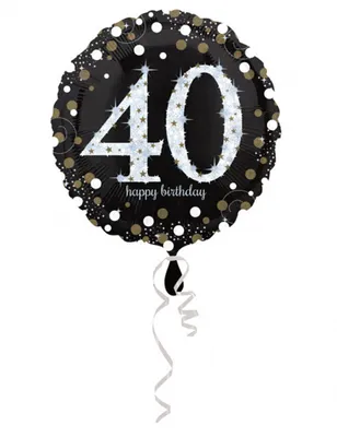 Produktbild von AMSCAN Sd-C Sparkling Birthday 40 0 0 0