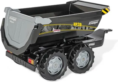 Produktbild von Rolly Toys przyczepa nawozowa Krampe HP20 do ciągnika na pedały, przyczepa dwuosiowa + funkcja wywrotu