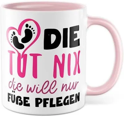 Produktbild von Tasse für Fußpflegerinnen – Humorvolles Geschenk für Kaffeeliebhaberinnen