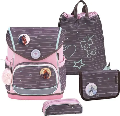 Produktbild von Belmil Compact Plus Premium Schulranzen Set 5-teilig "Mint"