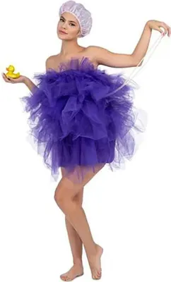Immagine prodotto di Mamma Spugna da Bagno Costume Adulto Viola Viola Taglia Unica