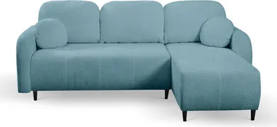 Productafbeelding van Hoekbank, hoekbankmodel "Cloud" met slaapfunctie - Elma 2 - Chaise longue aan de rechterkant