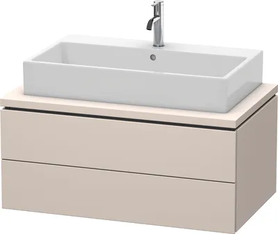 Produktbild von Konsolenunterschrank L-CUBE 400x920x547mm taupe taupe