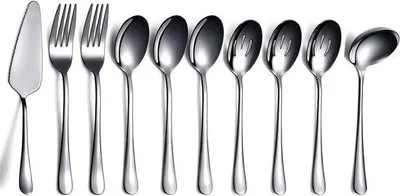 Produktbild von Famanu Servierbesteckset 10-teilig - Schwarz