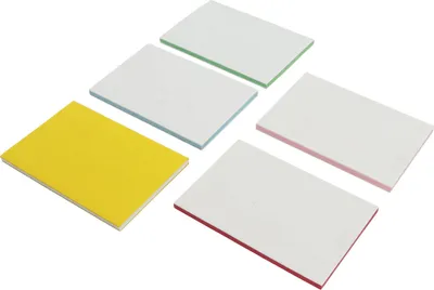 Obrázok produktu pre 6 ks gumový blok na vyrezávanie, Tetragonum, farebný, obojstranný, DIY pečiatka na pohľadnice