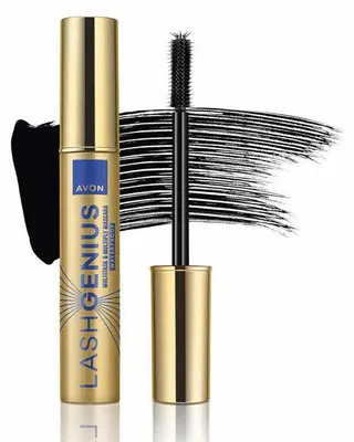 Produktbild von AVON Lash Genius Mascara wasserfest Blackest Black