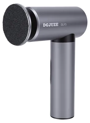 Obrázek produktu pro Elektrická pilka na nohy k odstranění ztvrdlé kůže s ergonomickou rukojetí ve tvaru písmene T, dobíjecí, 3 rychlosti, kovové pouzdro, pilka na nohy pro odstranění odumřelé kůže a popraskaných pat