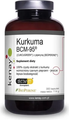 Immagine prodotto di Integratori alimentari Kenay Bcm-95 Curcugreen Bioperine (300 caps.) 3730