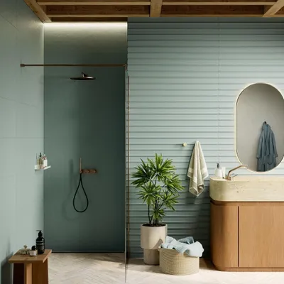 Productafbeelding van CASA39, geglazuurd keramisch tegeltje, cementstijl, 33,3x100 cm, collectie Elios, model Venere