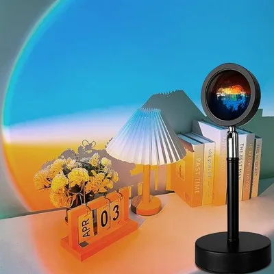Productafbeelding van Zonsondergang Lamp - Sunset Lamp - Projectielamp - Projector - Zonsonderganglicht