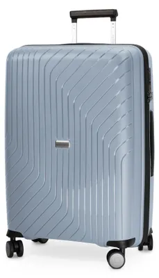 Immagine prodotto di HAUPTSTADTKOFFER TXL - valigia ultraleggera, trolley medio da viaggio taglia M, robusto trolley rigido 4 ruote molto leggero, TSA, 66 cm, 73 L,Iceblue