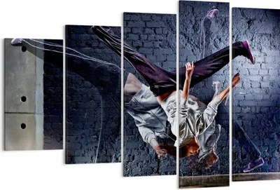 Produktbild von Bild auf Leinwand - Leinwandbild - Tänzer Mode Flip Mädchen - 150x100cm - Wand Bild - Wanddeko - Leinwanddruck - Bilder - Kunstdruck - Wanddekoration - Leinwand bilder - Wandkunst - EG150x100-2110