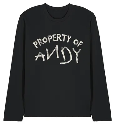 Produktbild von Toy Story - "Property Of Andy" T-Shirt für Herren/Damen Uni TV33273 (L) (Schwarz)