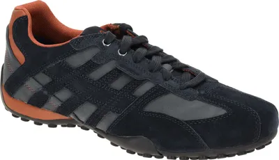 Produktbild von Geox UOMO SNAKE A -  Herren Leder Sneaker U4507 A 022EK blau , Schuhgröße:43 EU