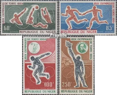 Produktbild von Briefmarken Niger 1964 Mi 79-82 (kompl.Ausg.) postfrisch Olympische Sommerspiele