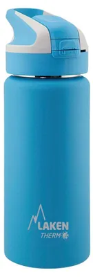 Image de Thermos Laken modèle TS5AC, couleur bleu clair, acier inoxydable 18/8, capacité 0,50 litre