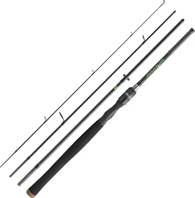 Immagine prodotto di DAIWA Wilderness Travel, 2,5 m, 8,2 piedi, 10-50 g, 5 pezzi, canna da spinning da viaggio, extra veloce, 11874-250