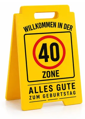 Image de Ornement d'anniversaire en 3D - Chiffre 40 debout - Décoration pour fêtes, bureaux et maisons - 10 x 16 cm